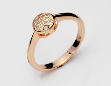REF 511384 ANEL ROMMANEL LISO COM PARTE SUPERIOR REDONDA E